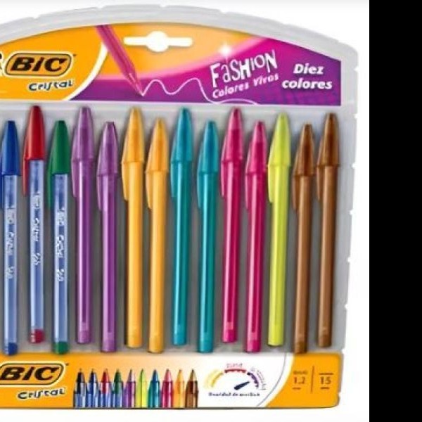 BOLIGRAFO CRISTAL FASHION BIC 1.2MM EXHIB. C15PZ SURT.C15
